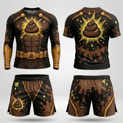 Poop Man — Rashguard + Shorts Set